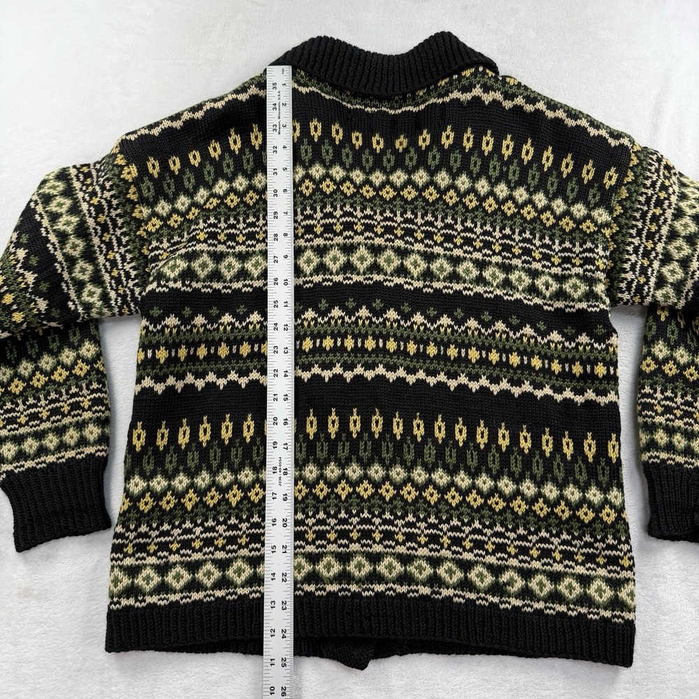 Rogaland Ullvarelag Stavanger Norway Handmade 100% Virgin Wool Cardigan Womans M - Picture 9 of 11